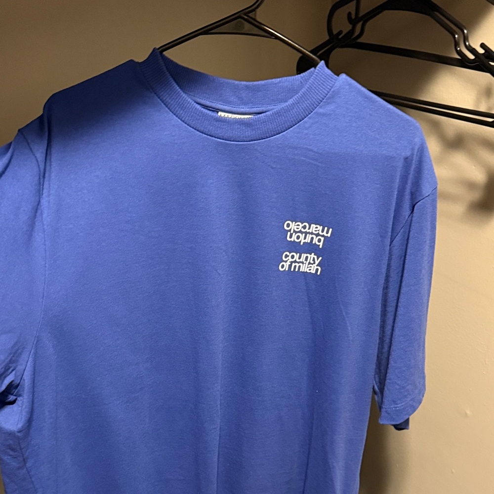 Marcelo Burlon County of Milan Blue Tee